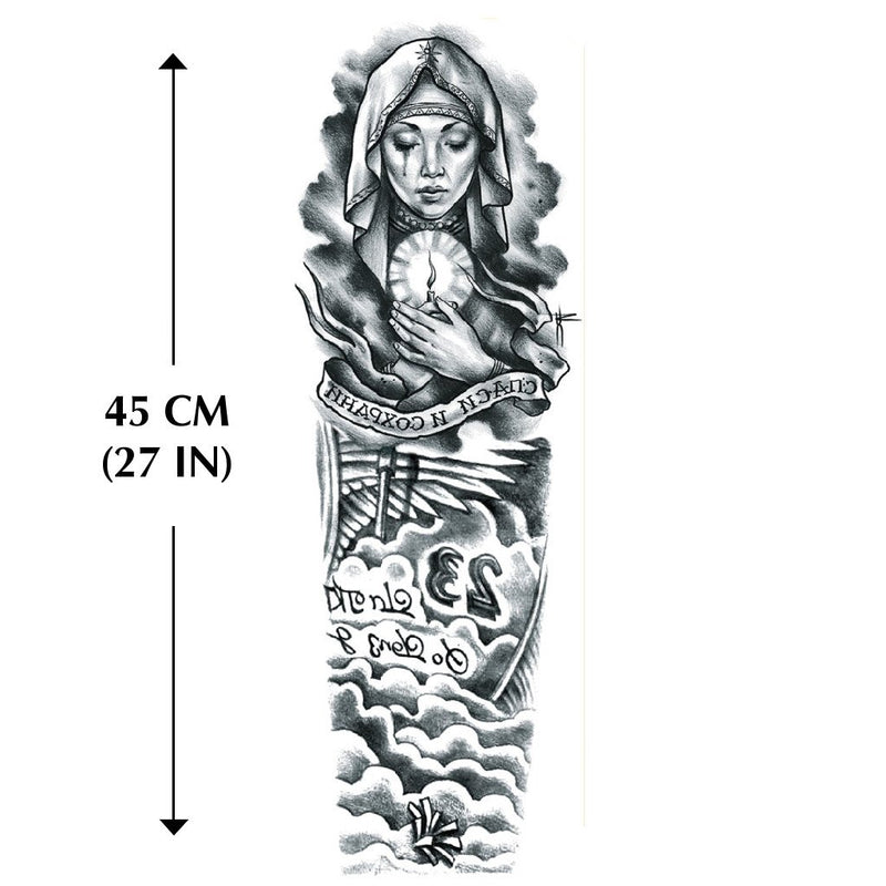 tatouage ephemere grande taille bras