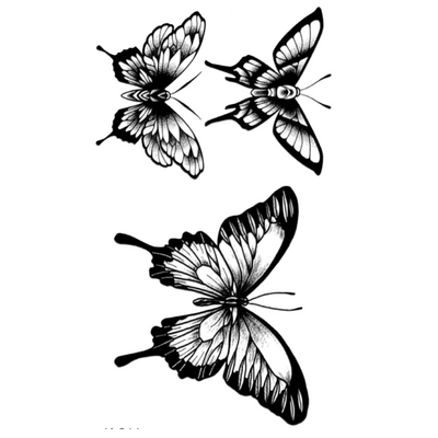 Three Butterflies