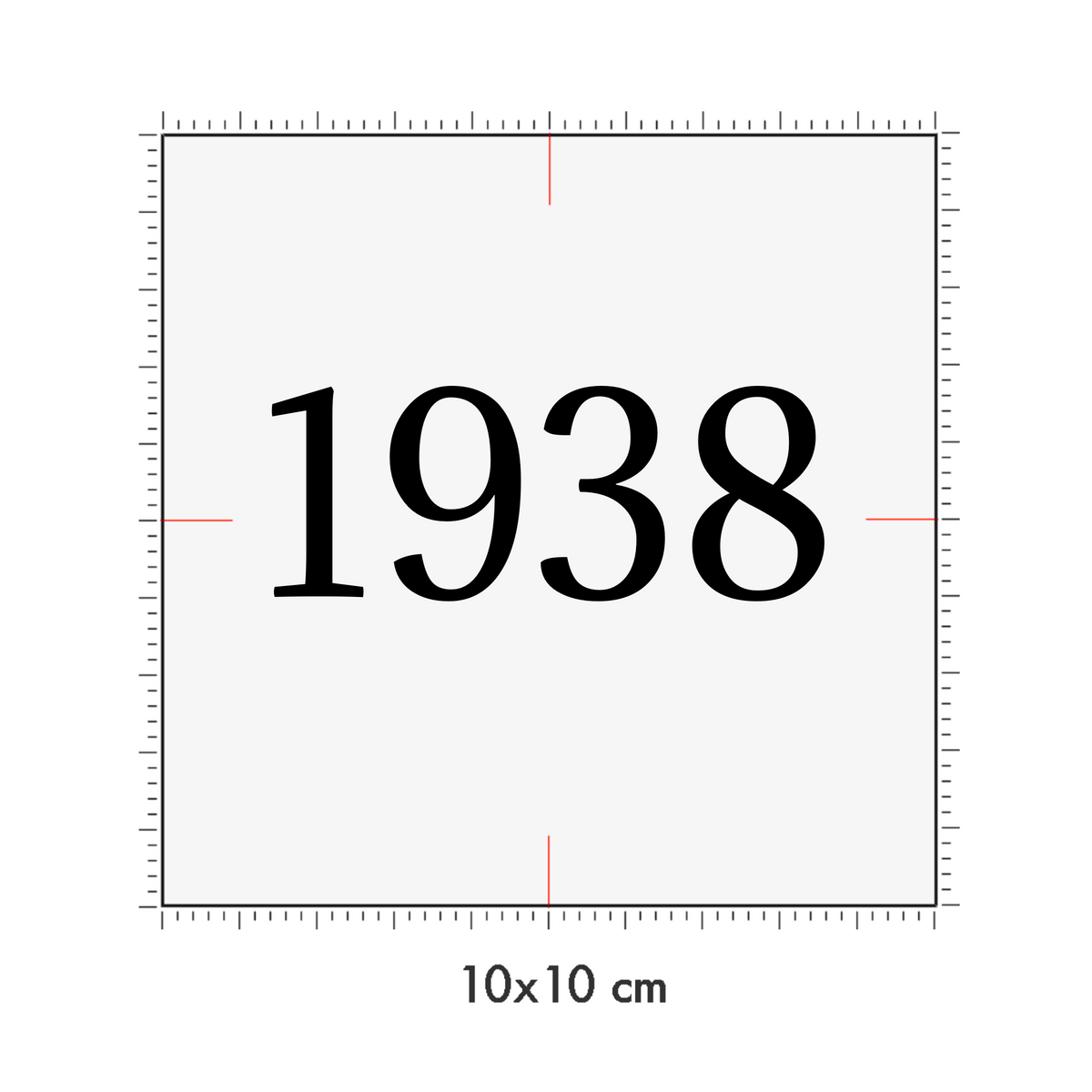 10 x 10 cm