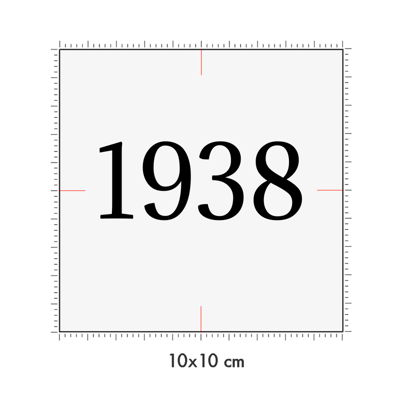 10 x 10 cm