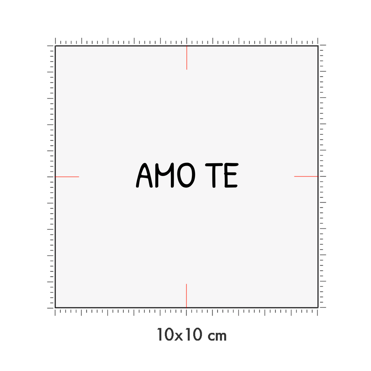 10 x 10 cm