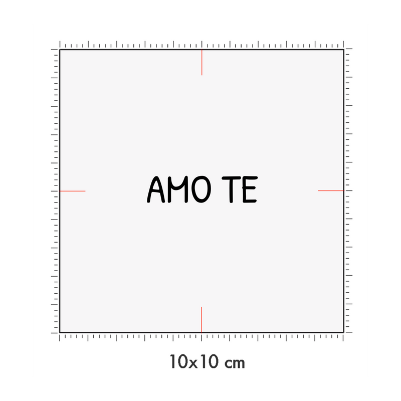 10 x 10 cm