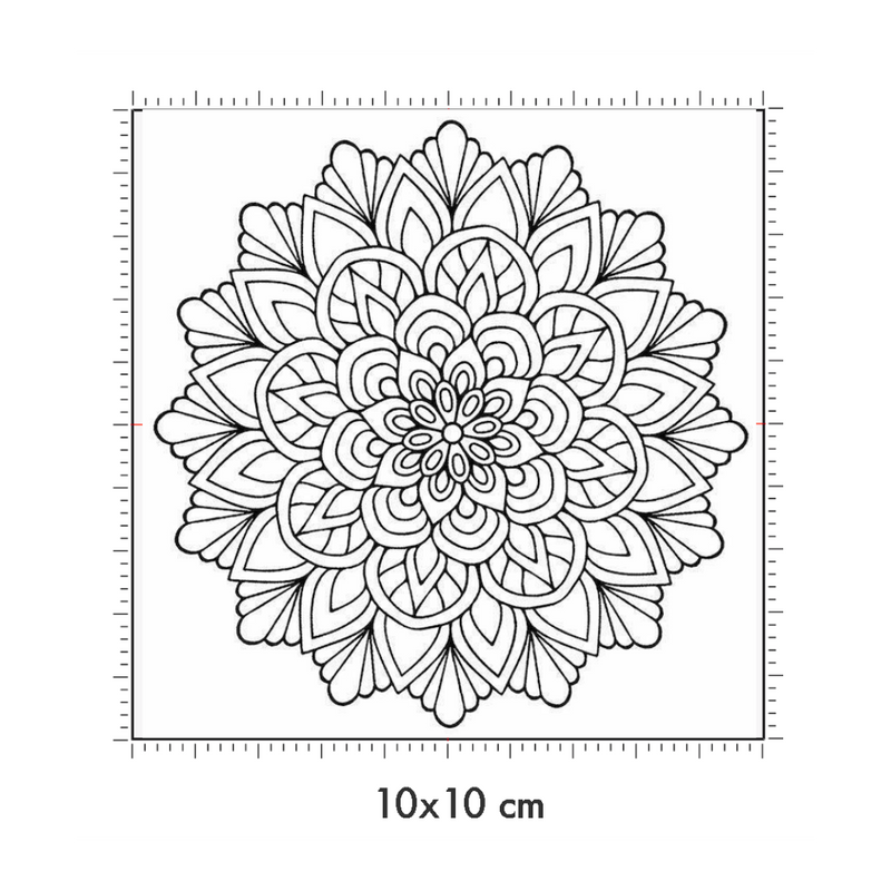 10 x 10 cm