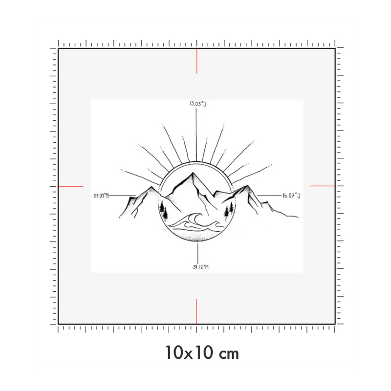 10 x 10 cm