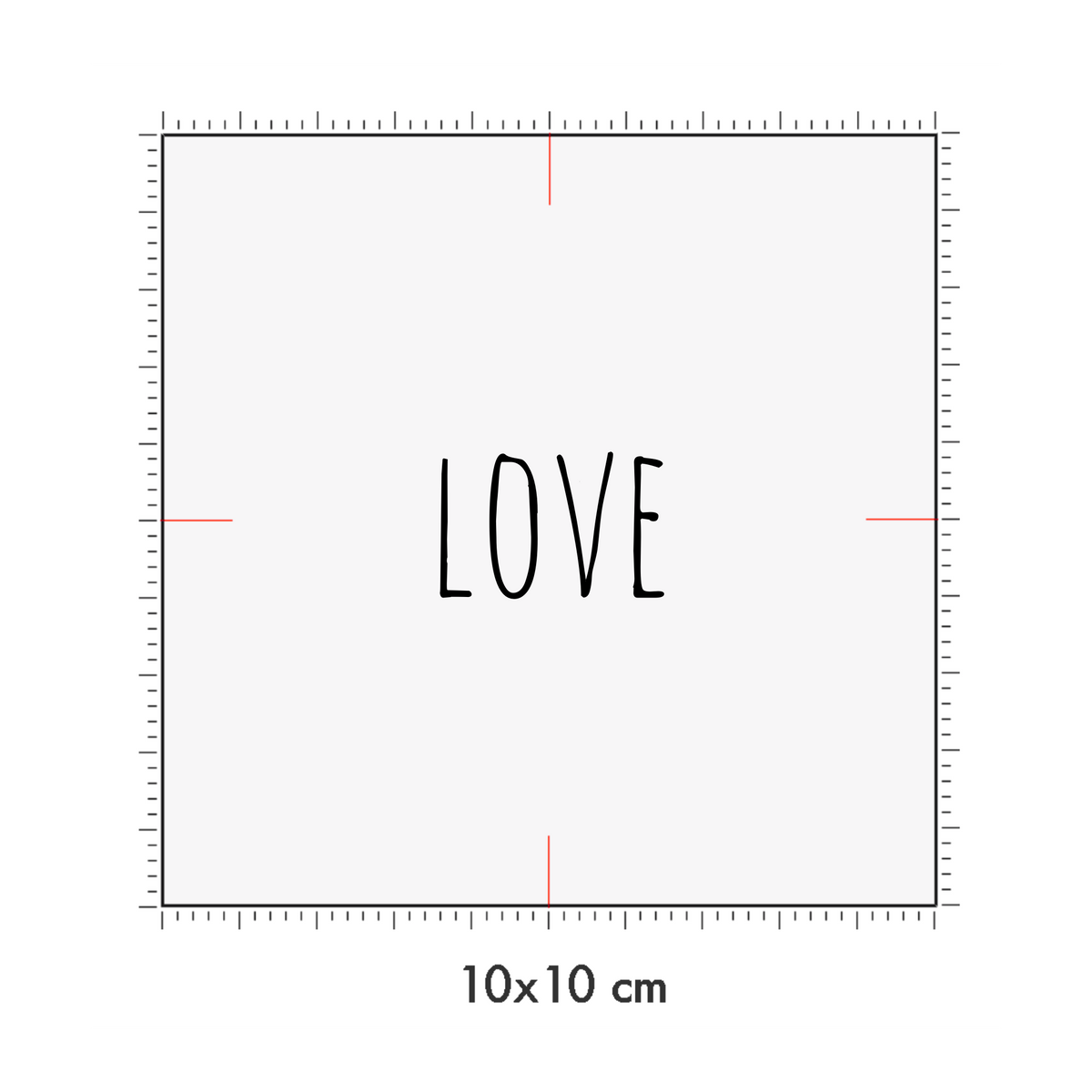10 x 10 cm