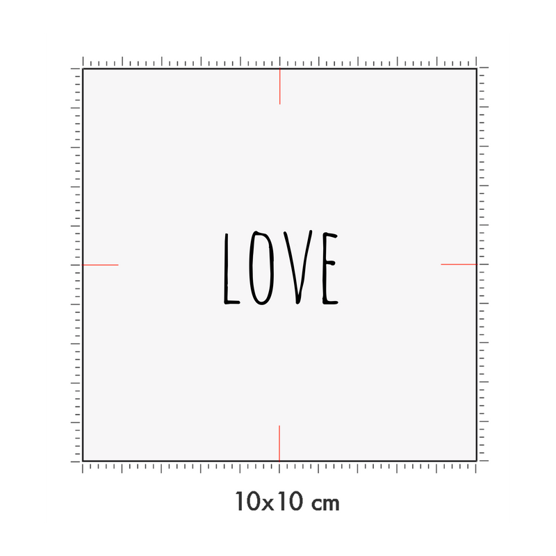 10 x 10 cm