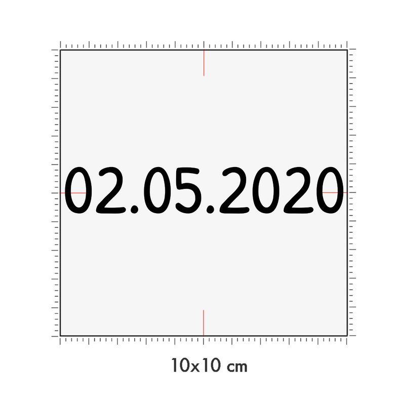 10 x 10 cm