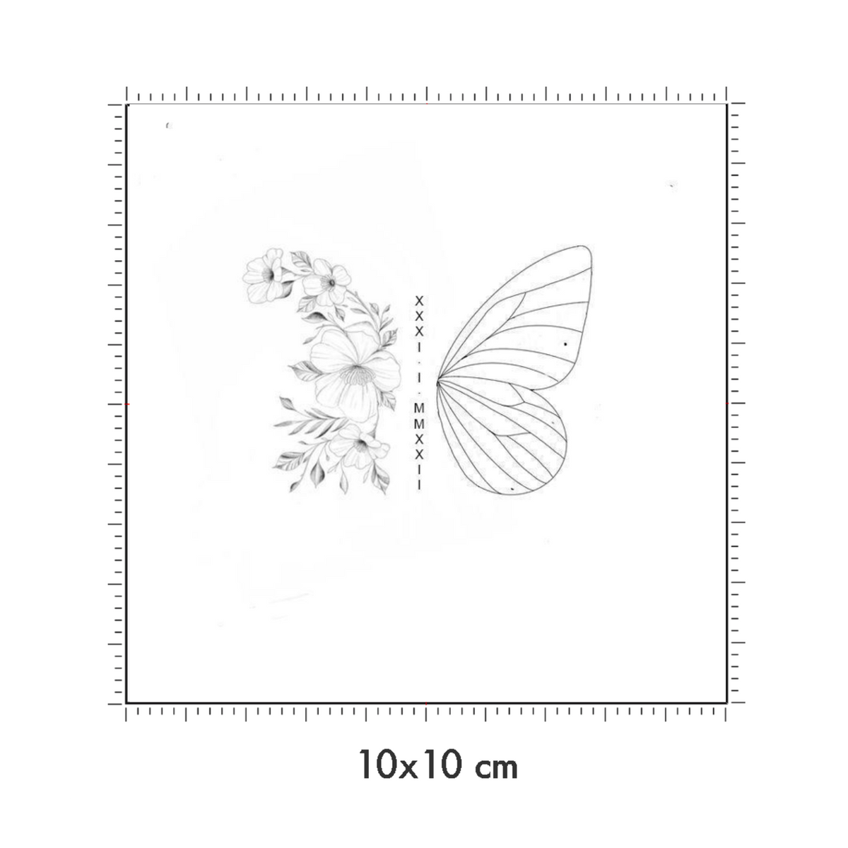 10 x 10 cm