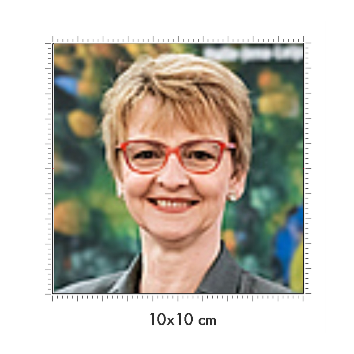 10 x 10 cm