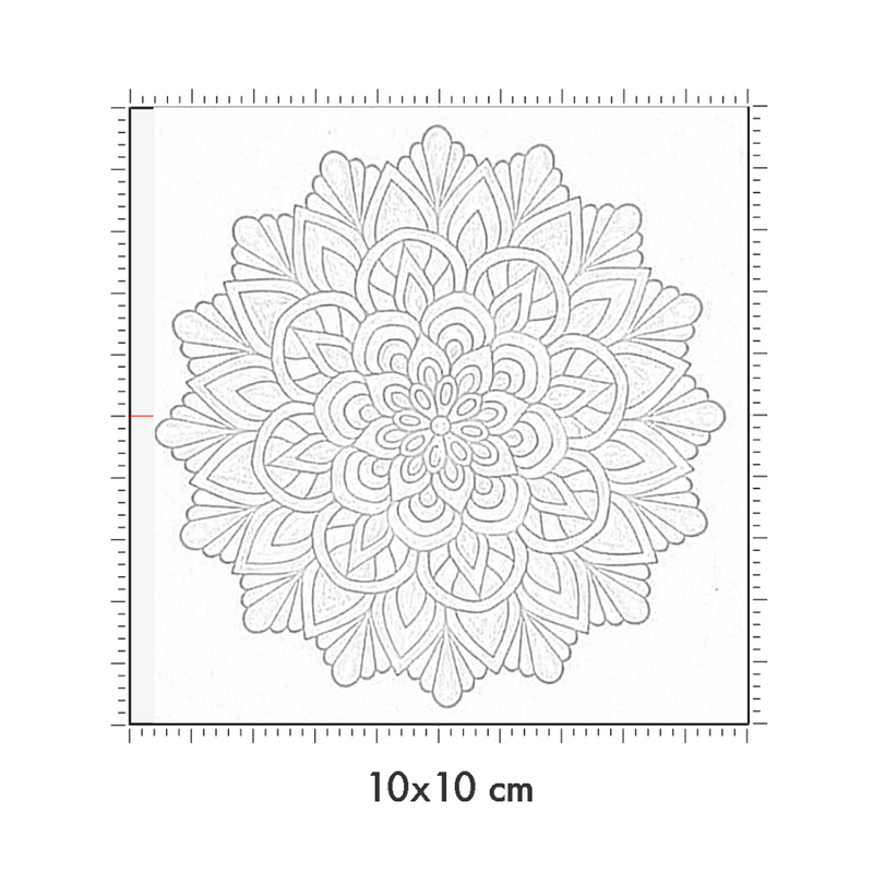 10 x 10 cm