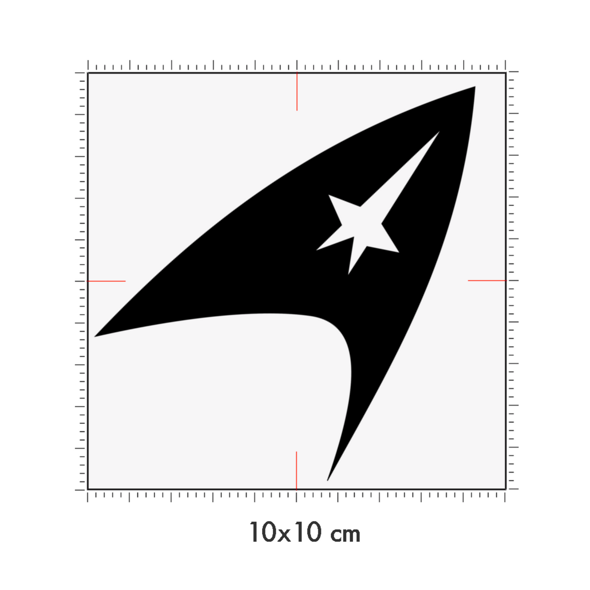 10 x 10 cm