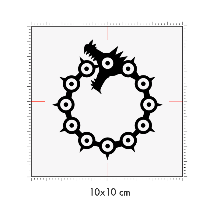 10 x 10 cm