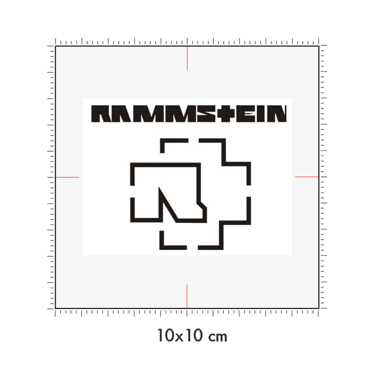 10 x 10 cm