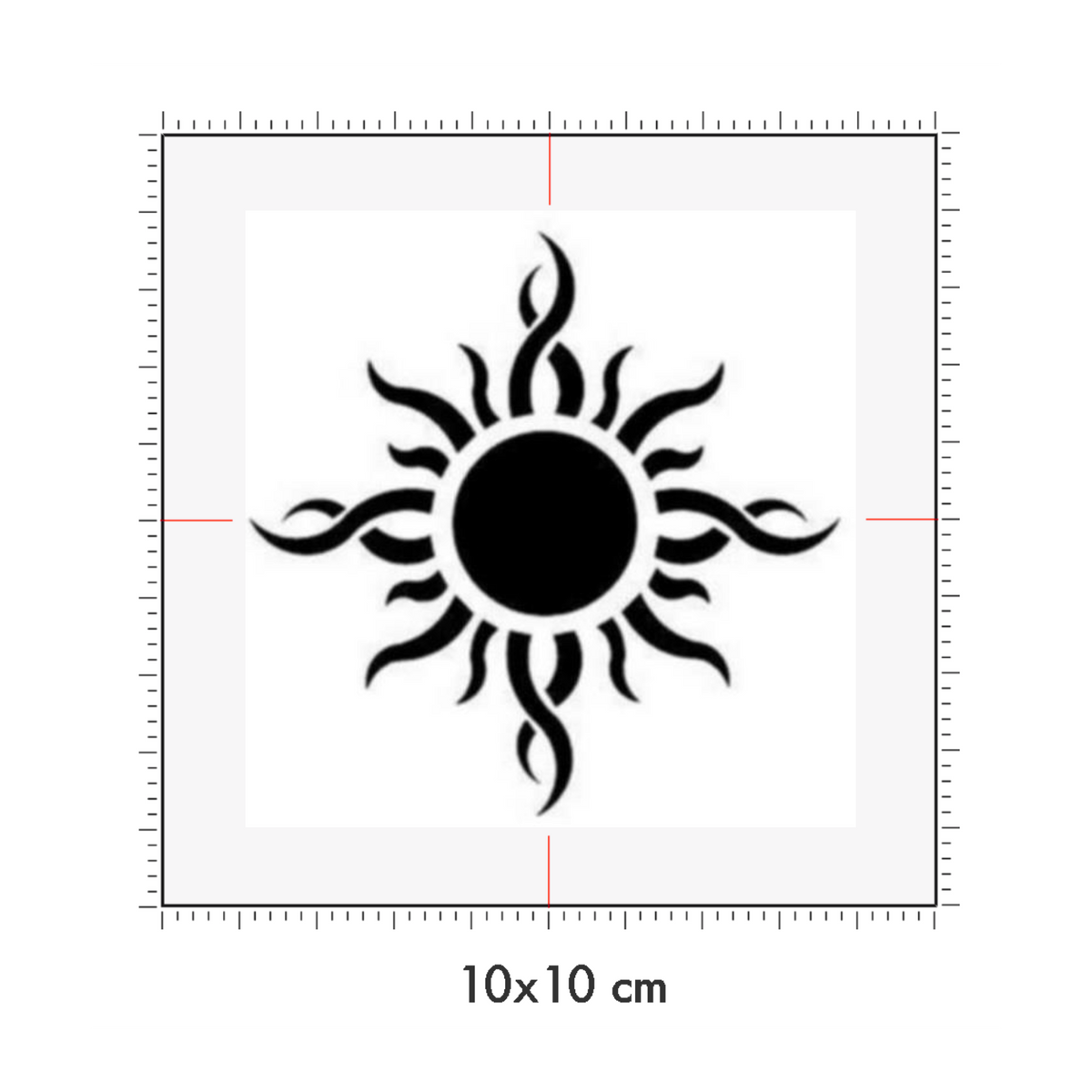 10 x 10 cm