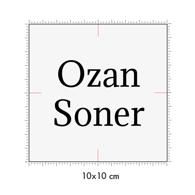 10 x 10 cm