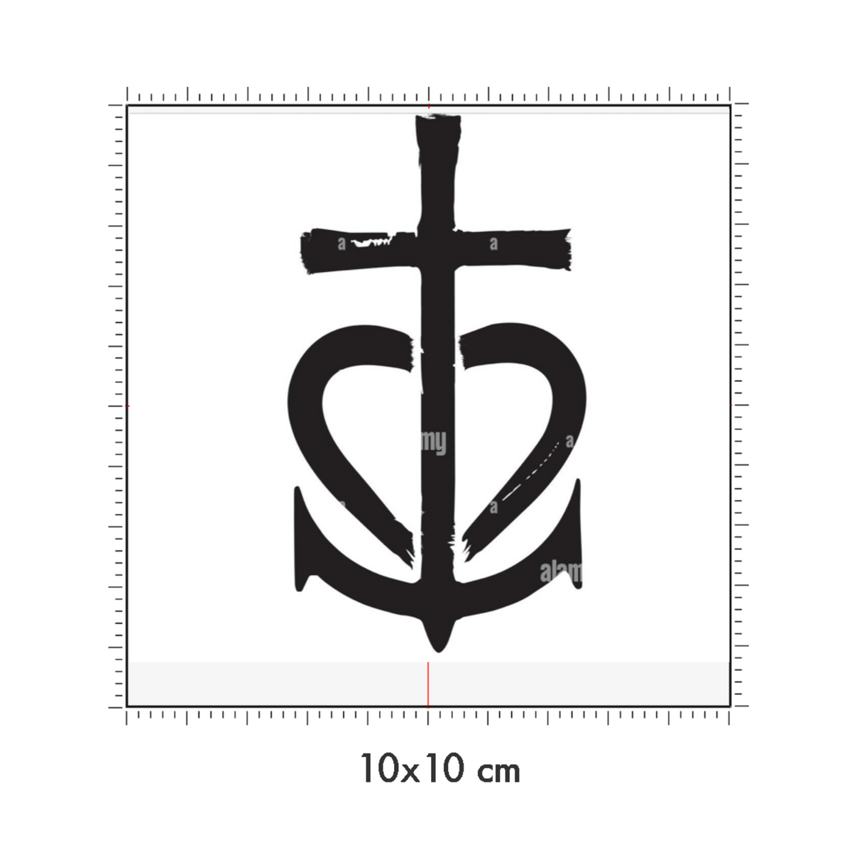 10 x 10 cm