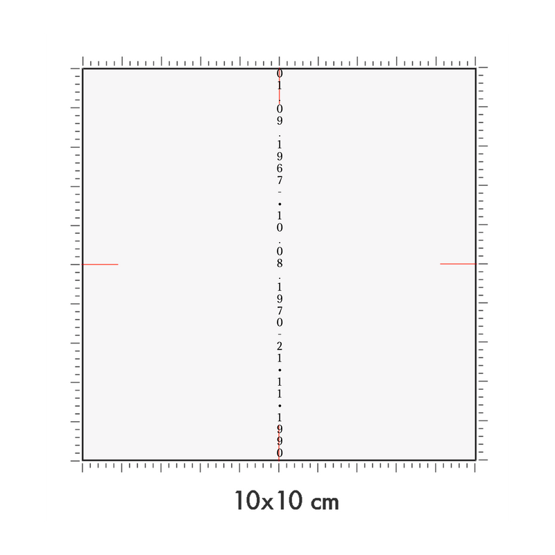 10 x 10 cm