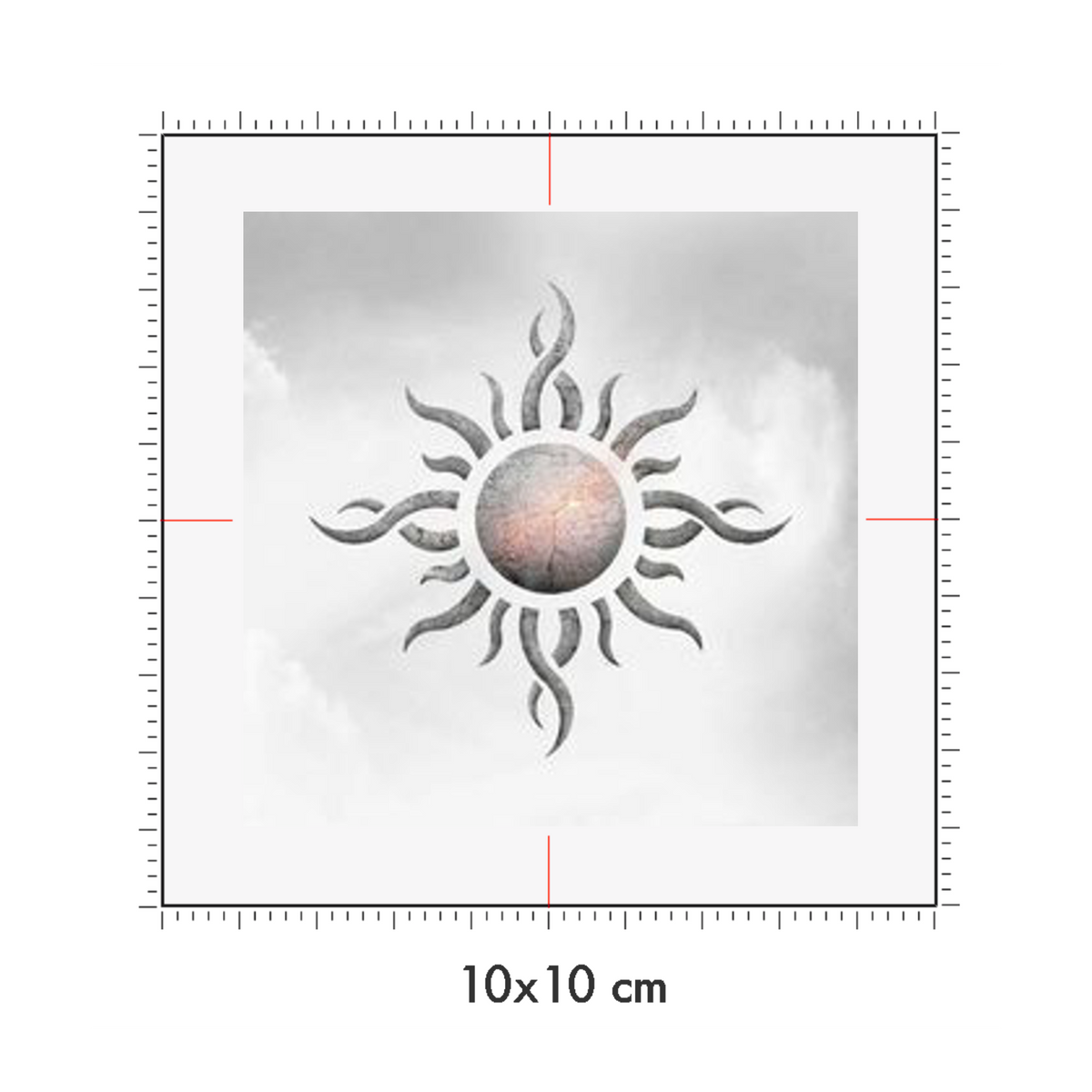 10 x 10 cm