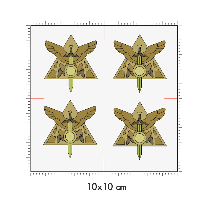 10 x 10 cm