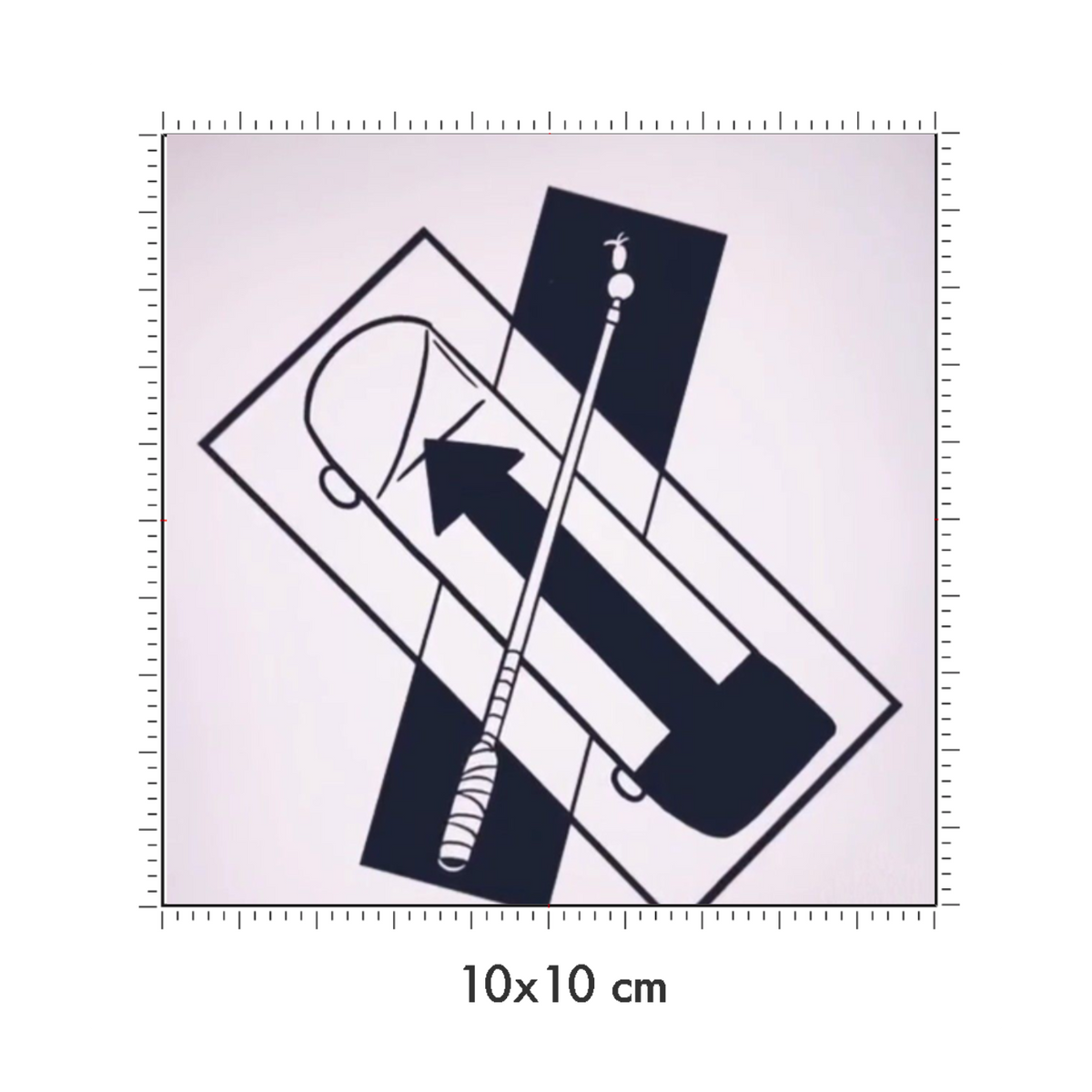 10 x 10 cm
