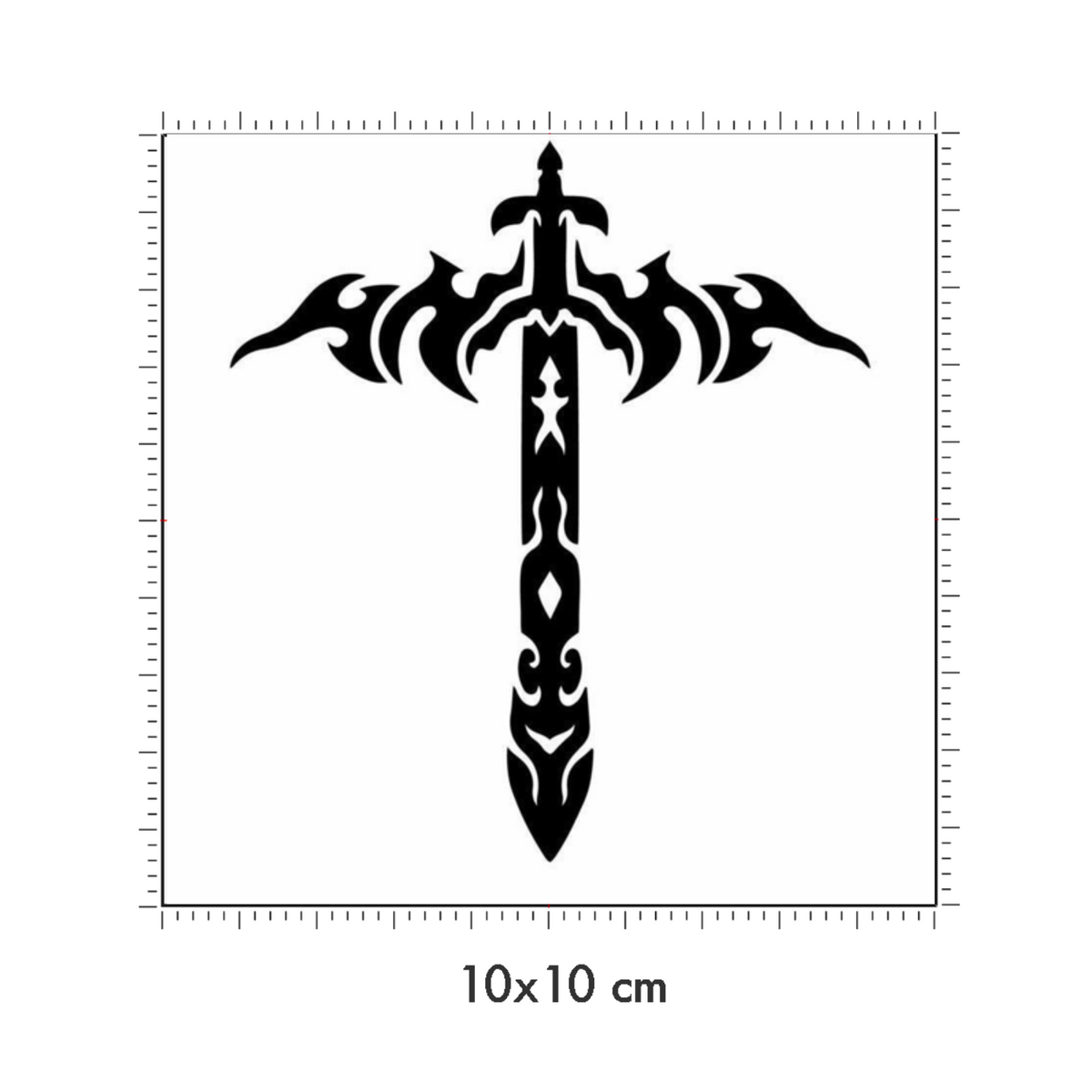 10 x 10 cm