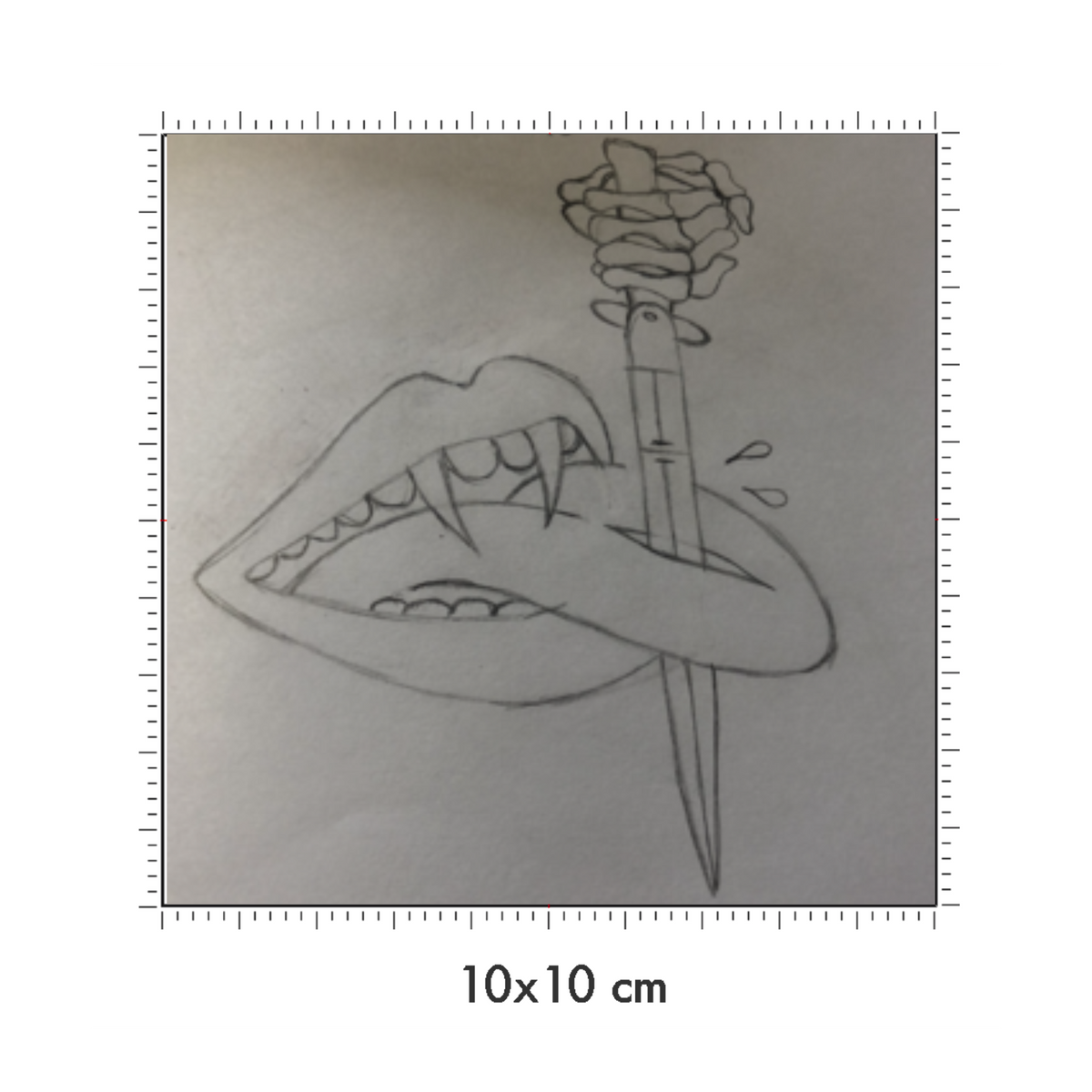 10 x 10 cm