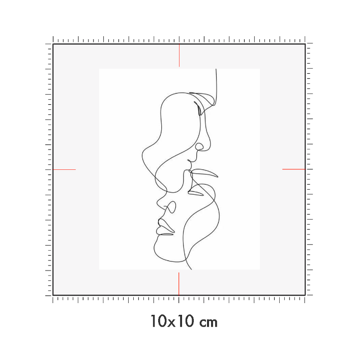10 x 10 cm