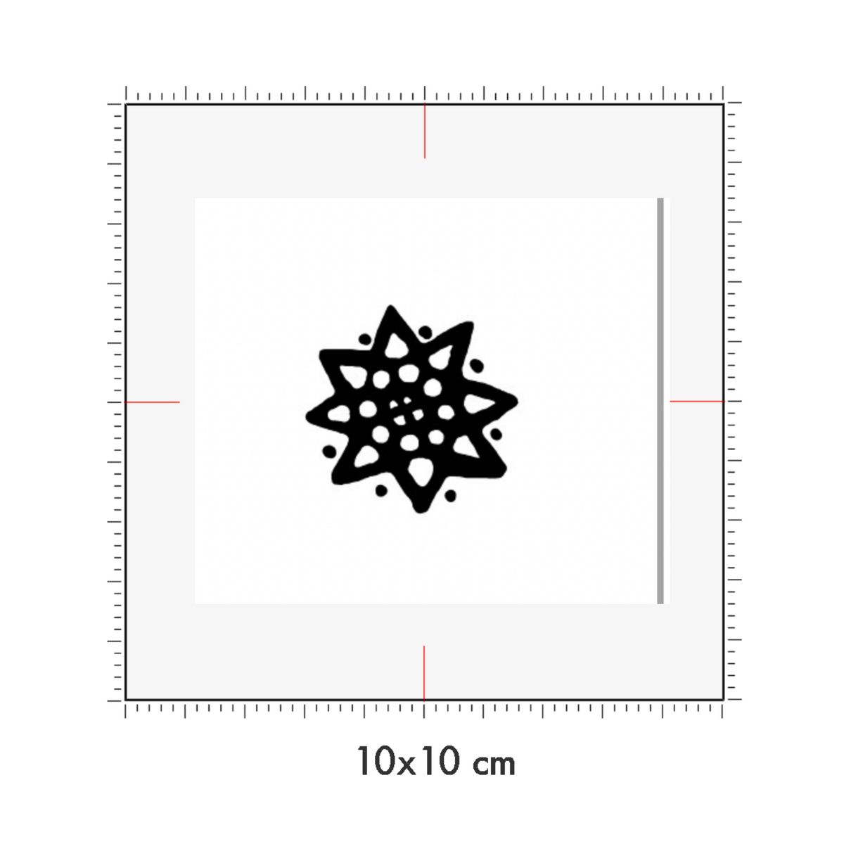 10 x 10 cm