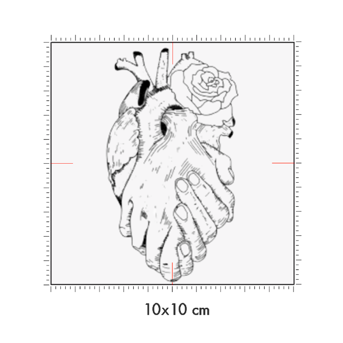 10 x 10 cm