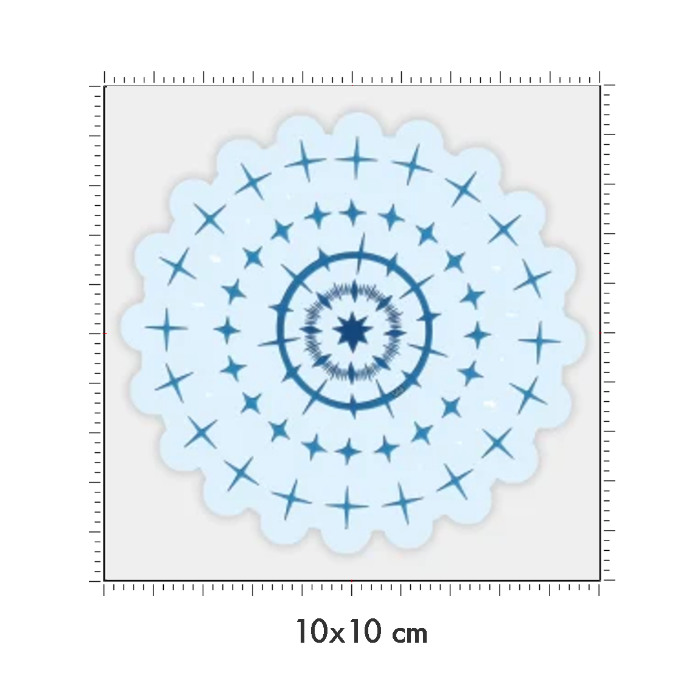 10 x 10 cm