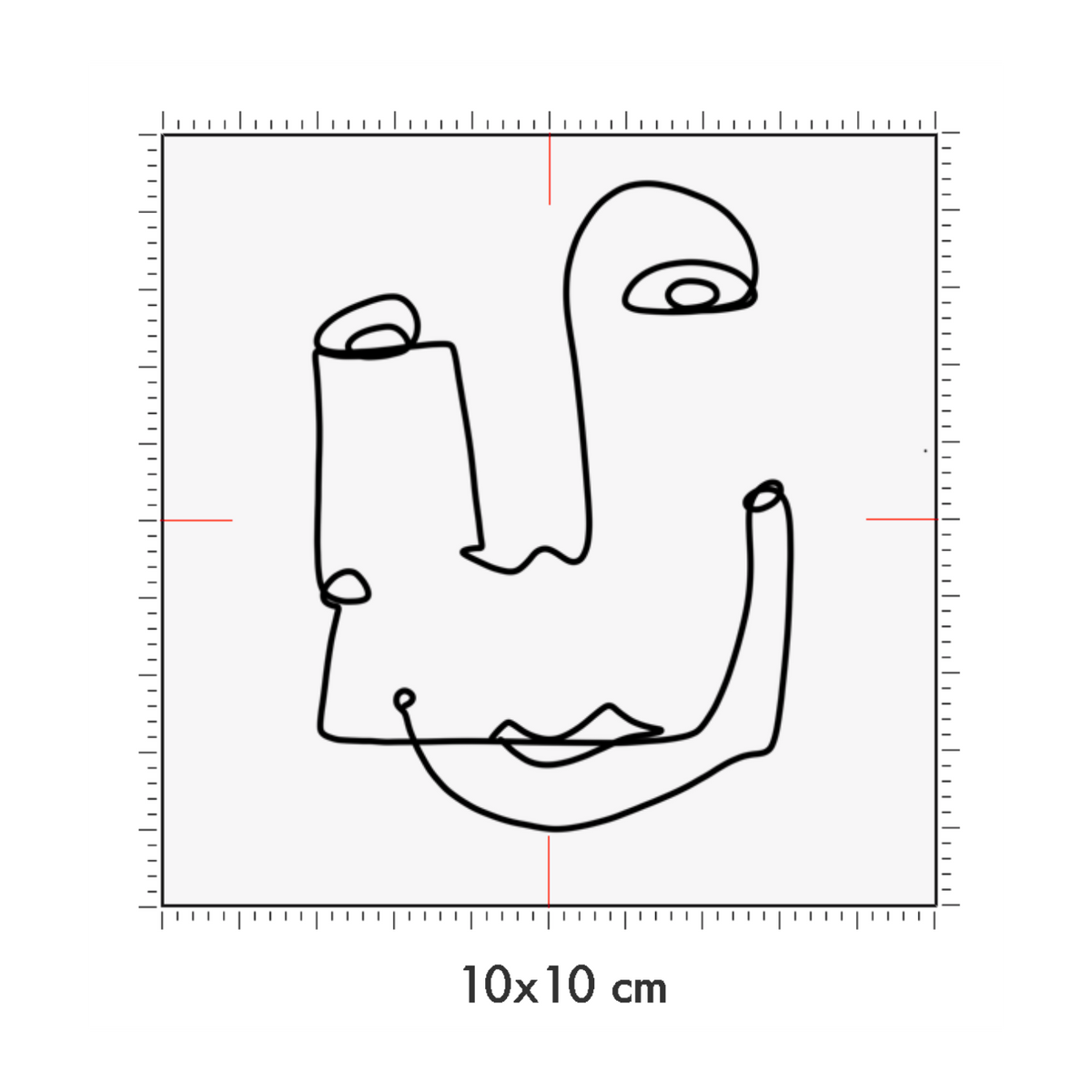 10 x 10 cm