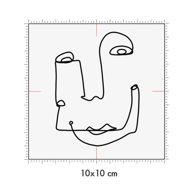10 x 10 cm