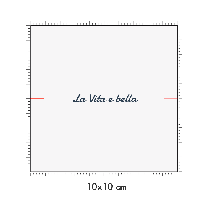 10 x 10 cm