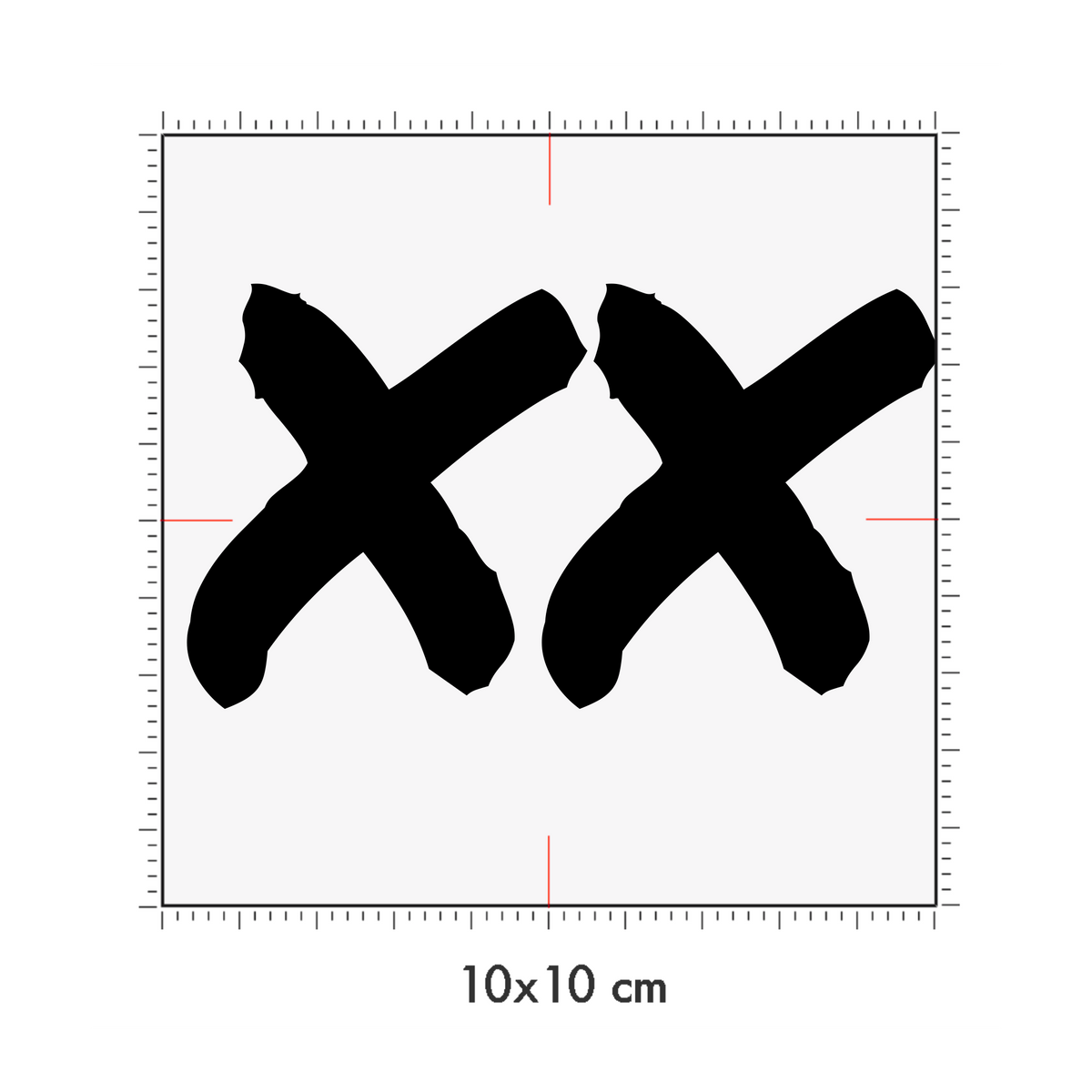 10 x 10 cm