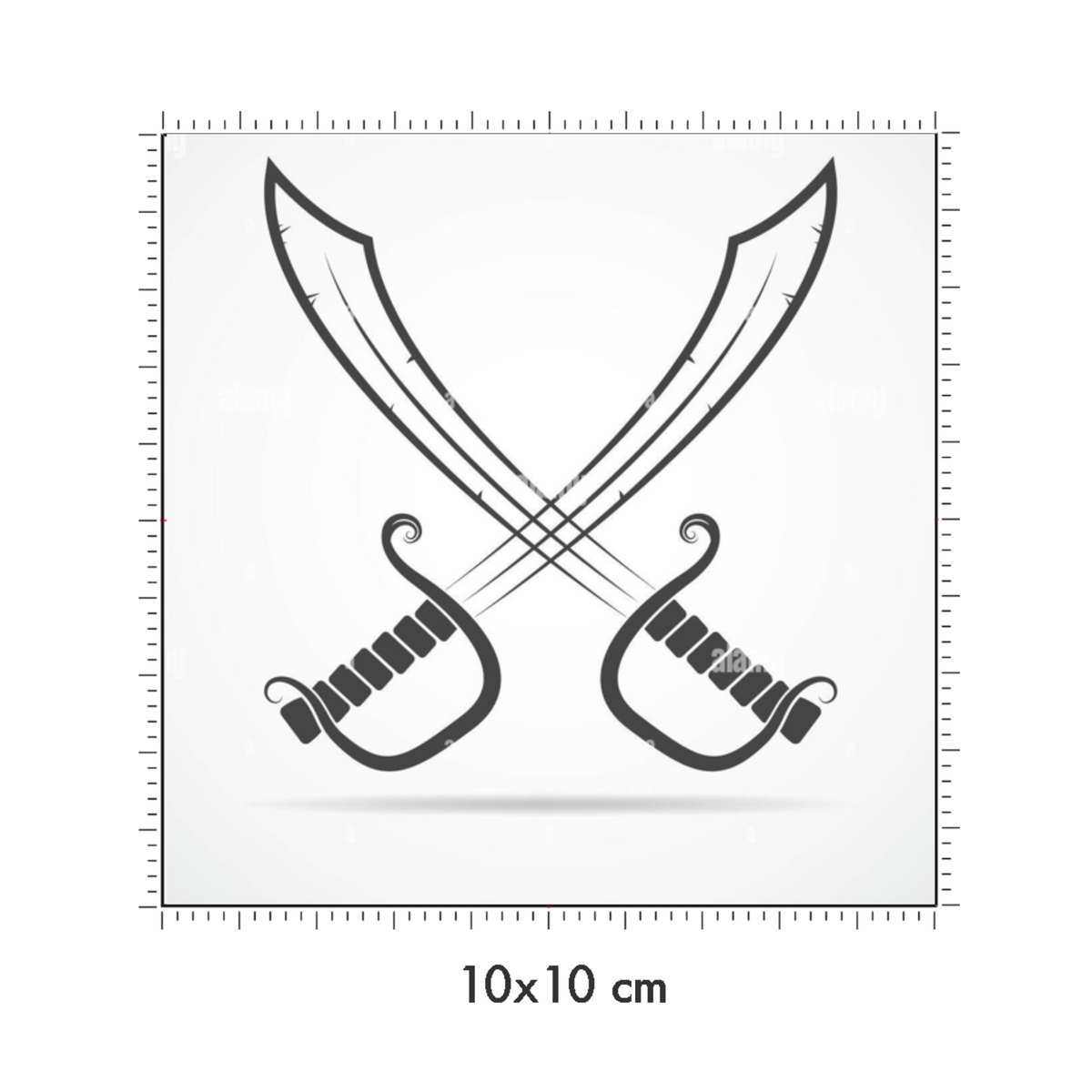 10 x 10 cm