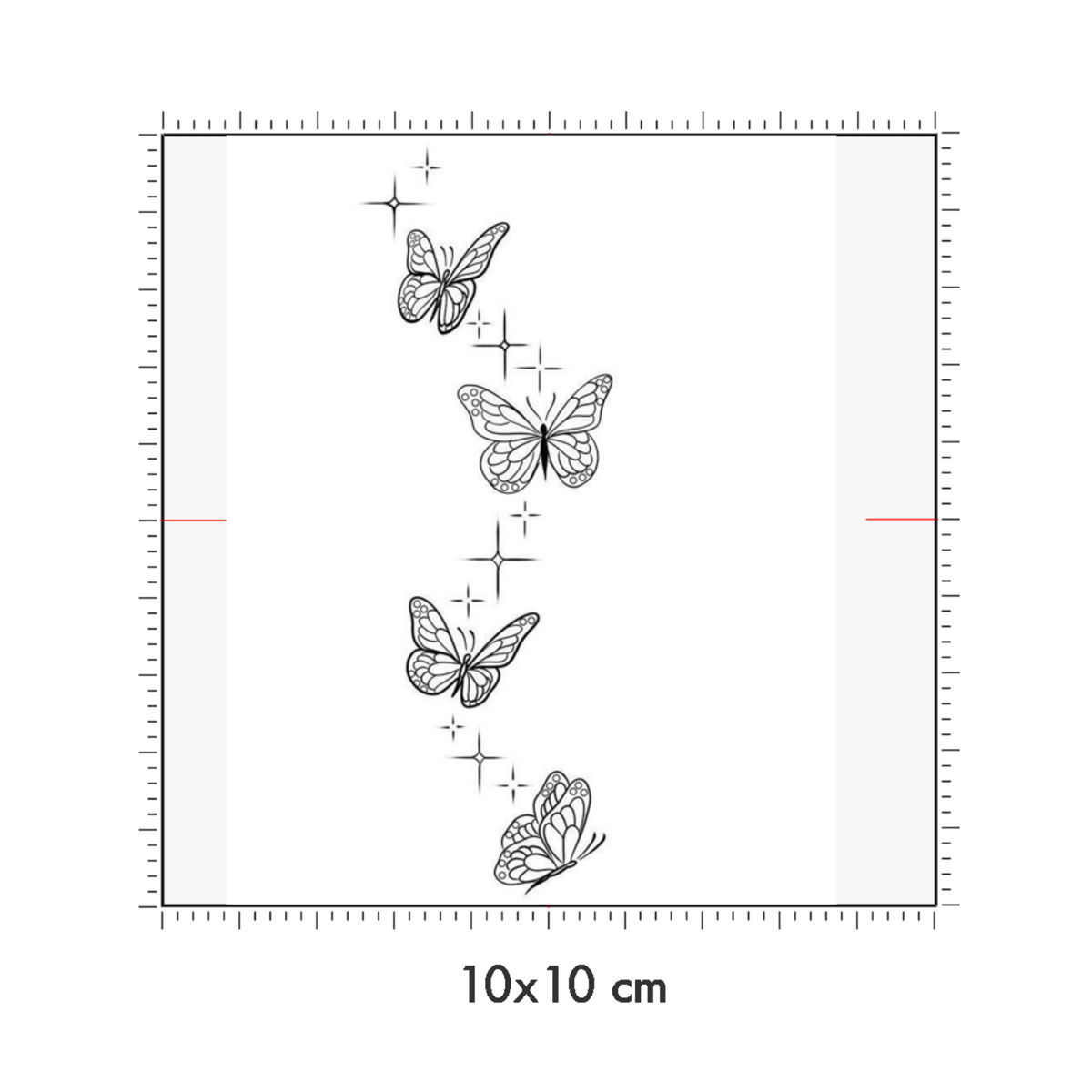 10 x 10 cm