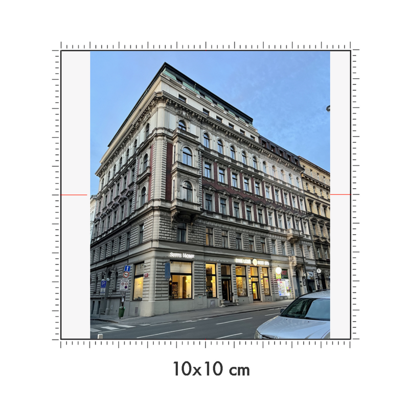 10 x 10 cm