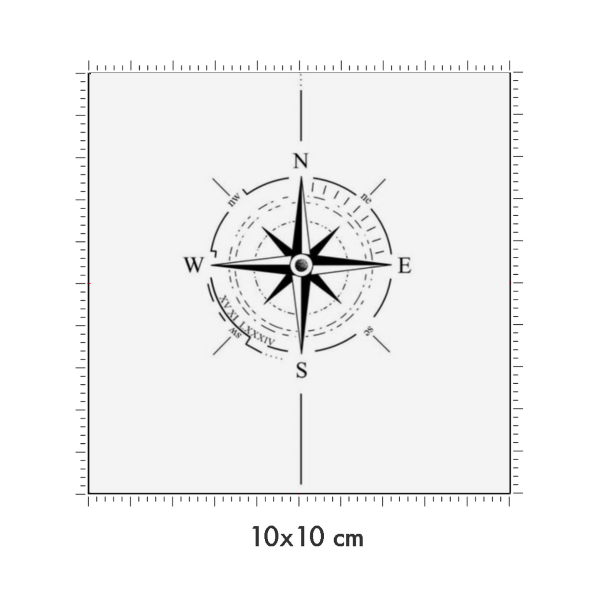 10 x 10 cm