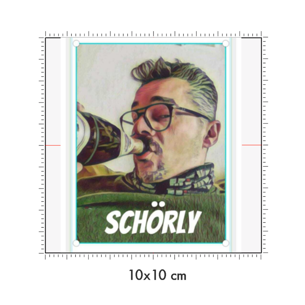 10 x 10 cm
