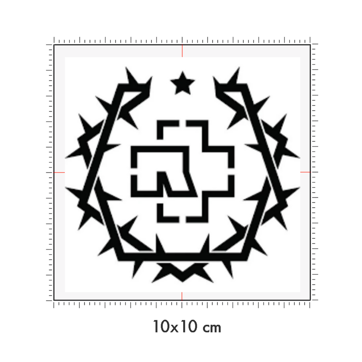 10 x 10 cm