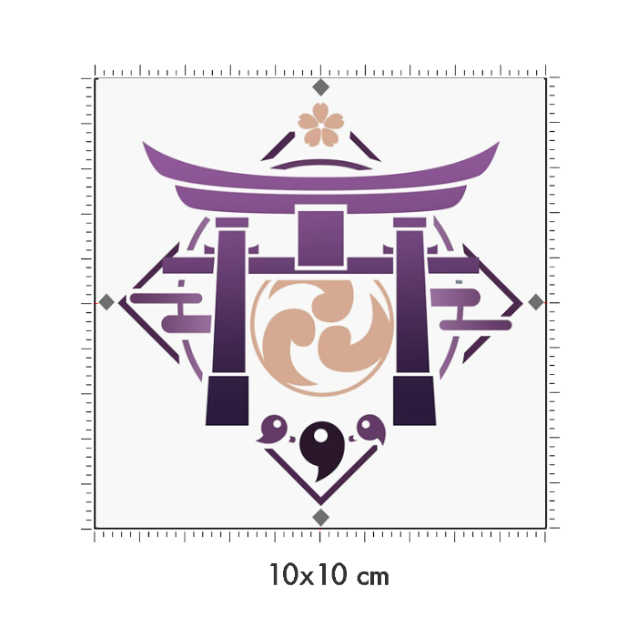10 x 10 cm