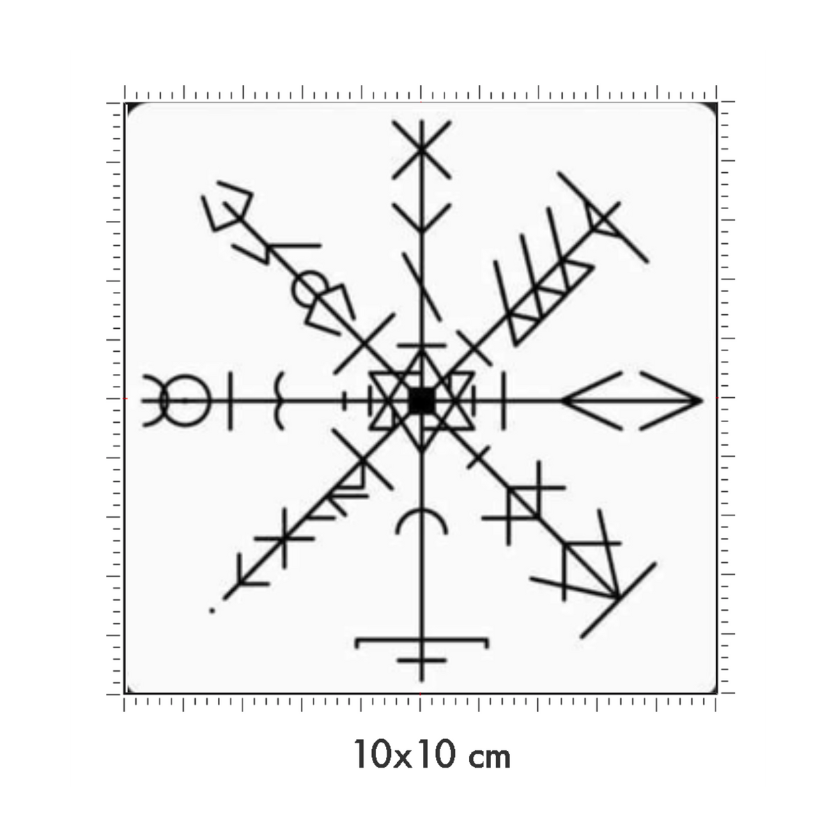10 x 10 cm