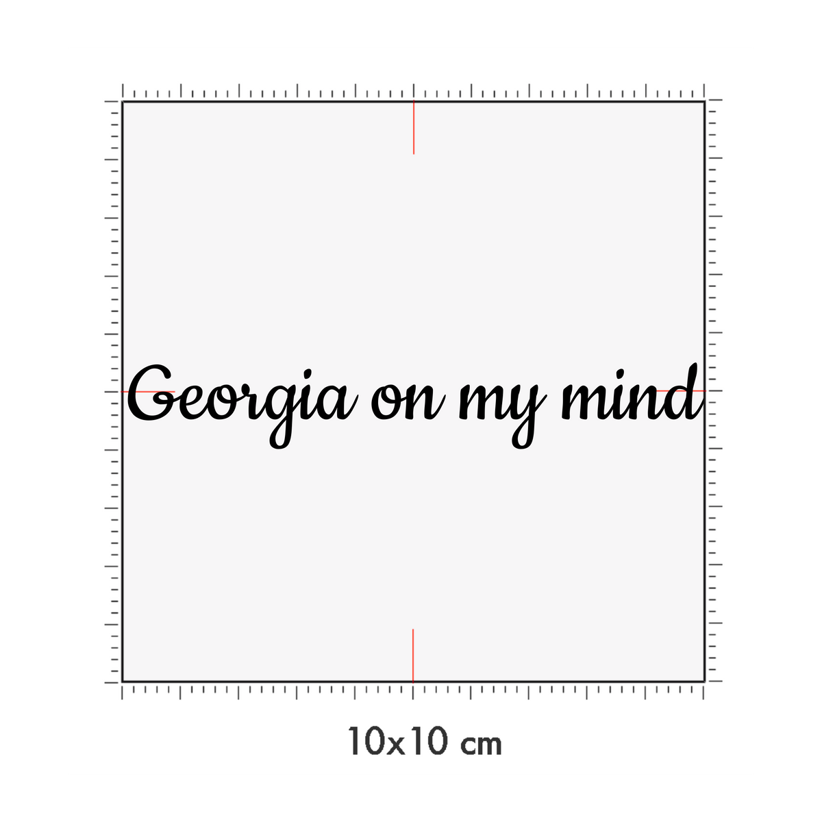 10 x 10 cm