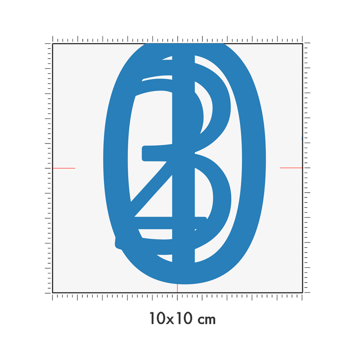 10 x 10 cm