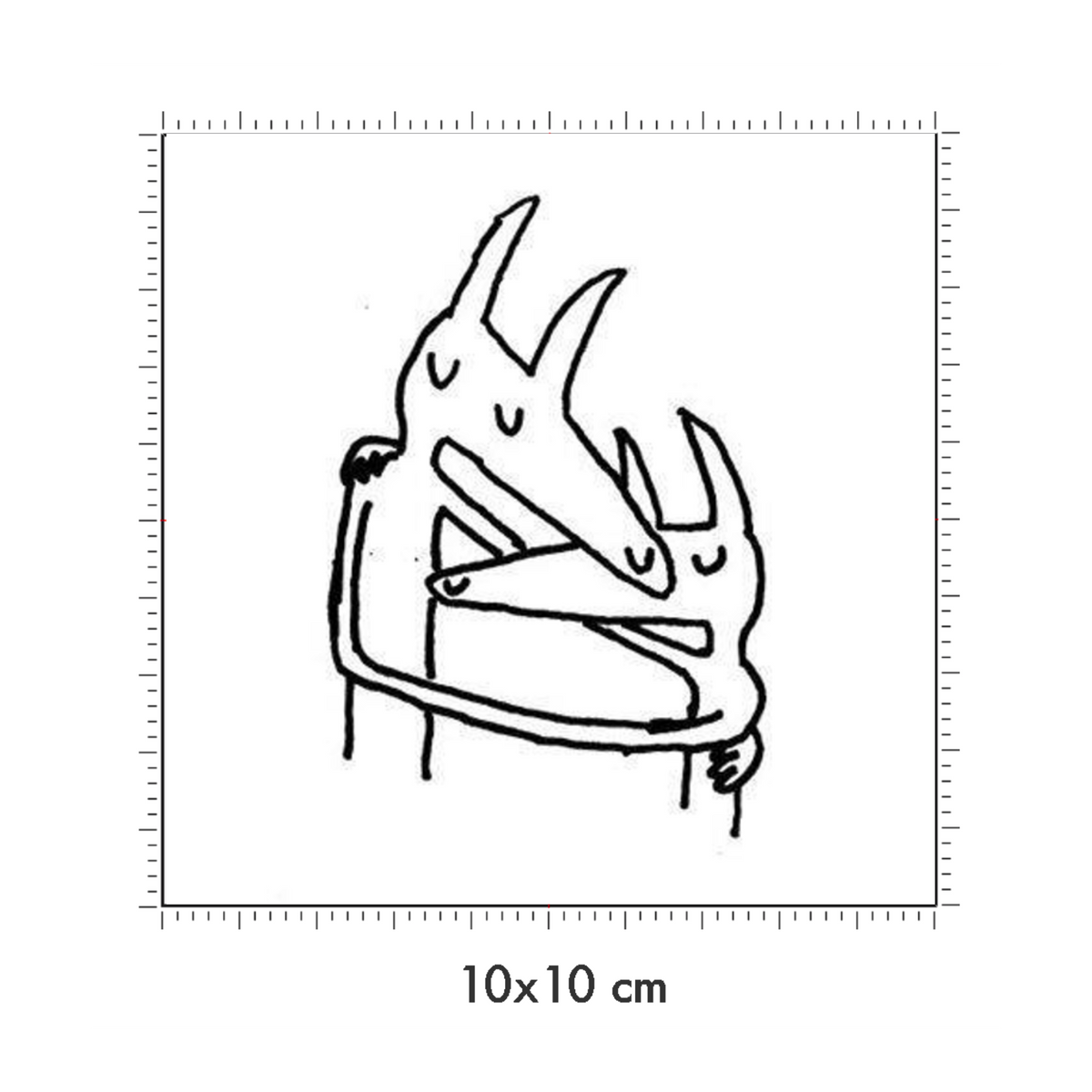 10 x 10 cm
