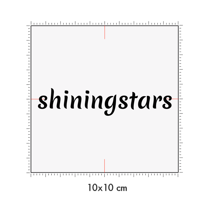 10 x 10 cm