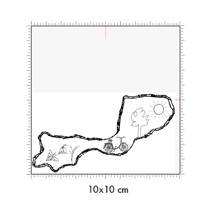 10 x 10 cm