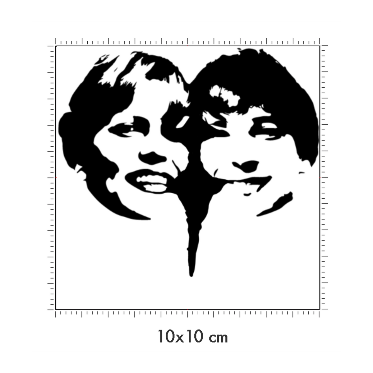 10 x 10 cm