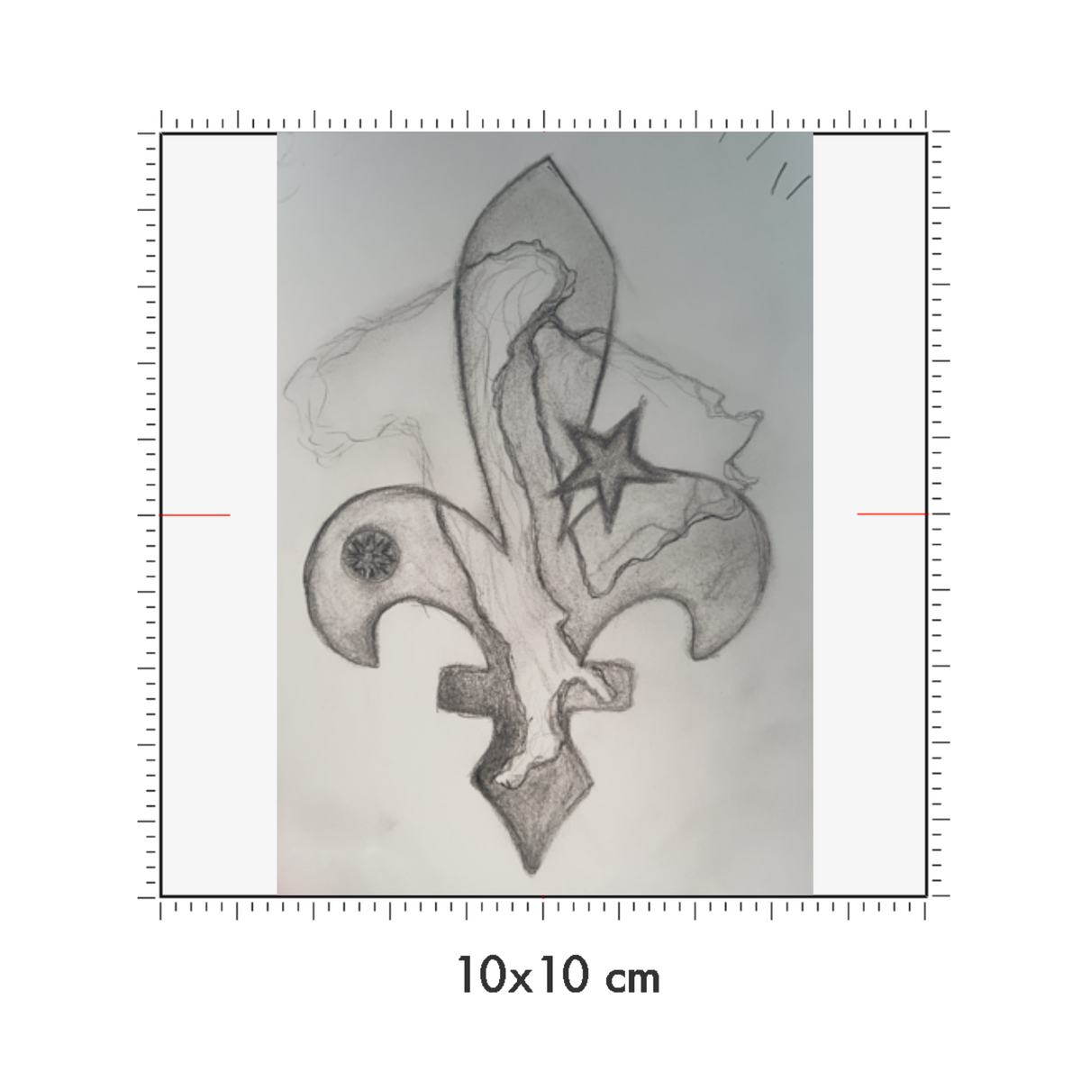 10 x 10 cm