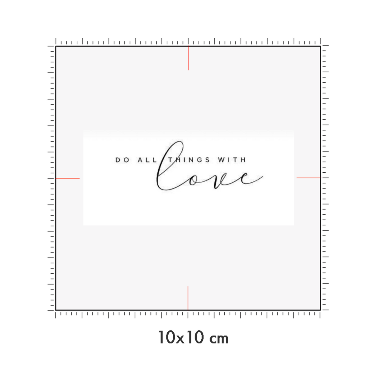10 x 10 cm